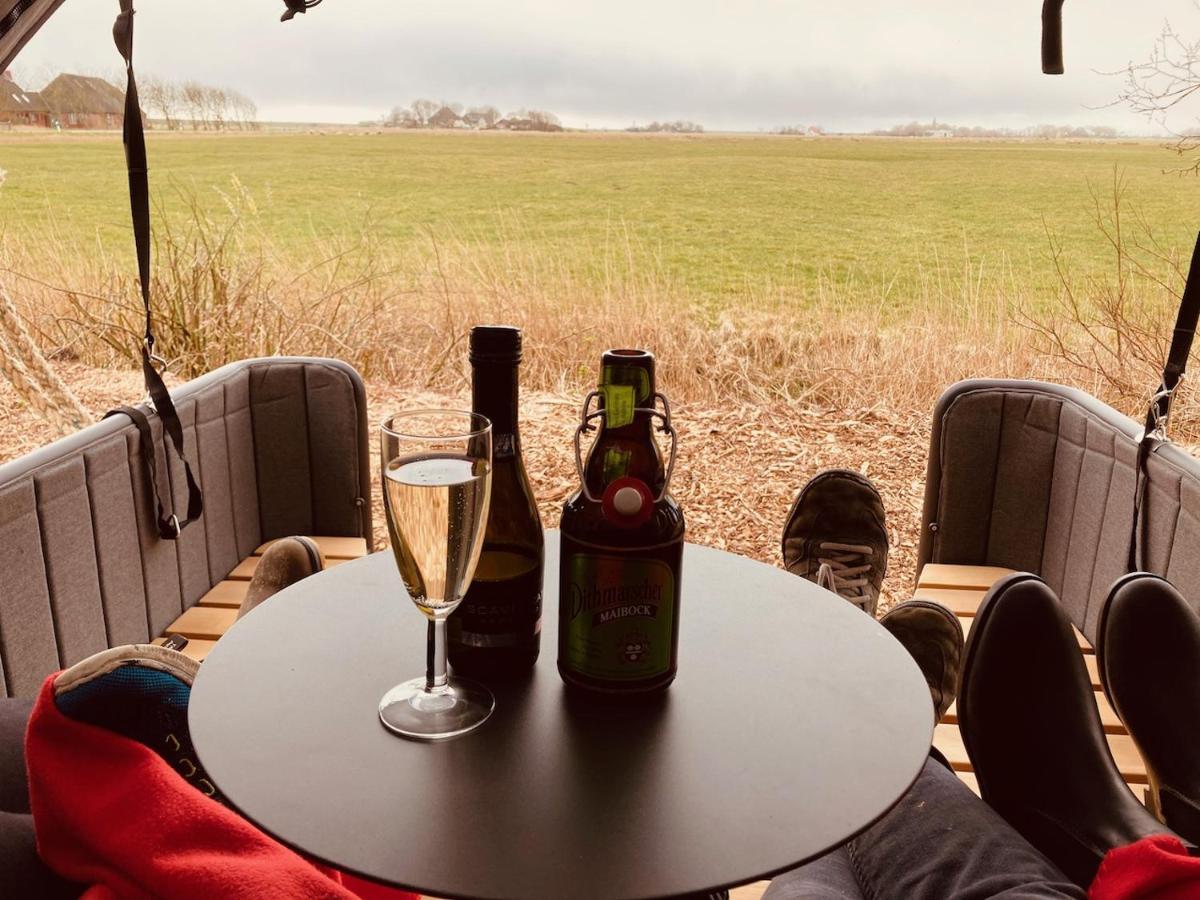 Hof Steinhuetten Schlafstrandkorb Westerhever Eksteriør bilde